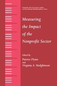 Produktbild: Measuring the Impact of the Nonprofit Sector