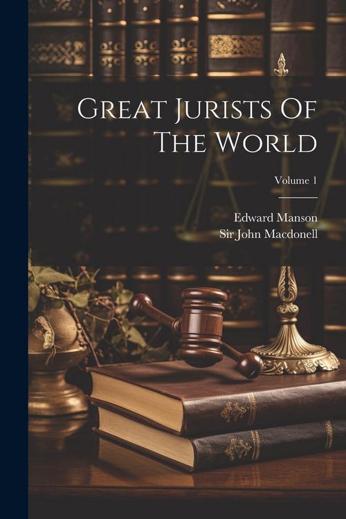 Produktbild: Great Jurists Of The World; Volume 1