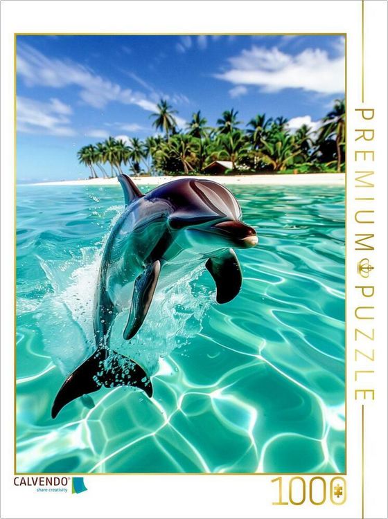 Produktbild: CALVENDO Puzzle Wassergymnastik? Ich nenn's Flossendance | 1000 Teile Lege-Gr&ouml;&szlig;e 64x48cm Foto-Puzzle f&uuml;r gl&uuml;ckliche Stunden