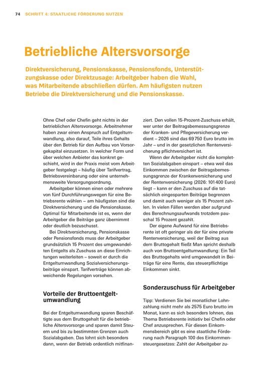 Produktbild: Altersvorsorge: Das Set