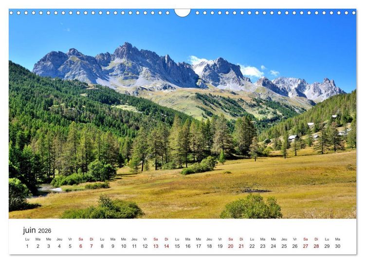 Produktbild: Routes des Grandes Alpes, Un voyage par les Alpes fran&ccedil;aises (Calendrier mural 2026 DIN A3 vertical), CALVENDO calendrier mensuel