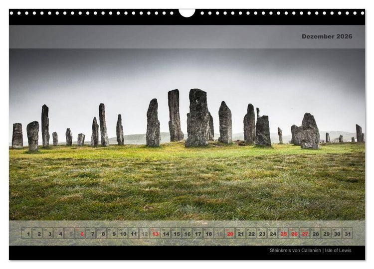 Produktbild: Traumkulisse Schottland (Wandkalender 2026 DIN A3 quer), CALVENDO Monatskalender