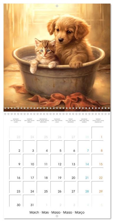 Produktbild: Instants craquants (Calendrier mural carr&eacute; 2026 30x30 cm) Calendrier double avec une page pour vos prises de notes