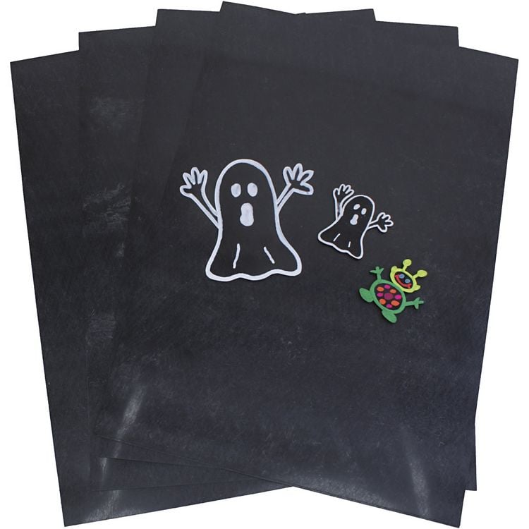 Produktbild: Creativ Company Plastikschrumpfplatten, A4, Schwarz, 50 Blatt