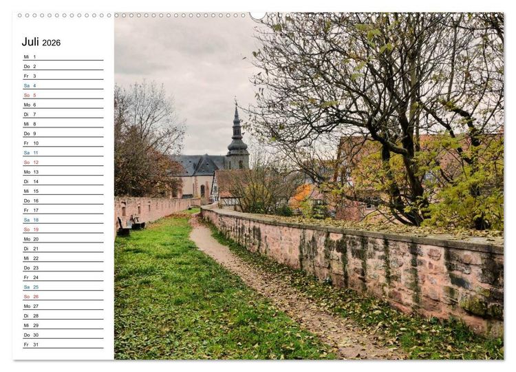 Produktbild: Herrliches Hessen - B&uuml;dingen (hochwertiger Premium Wandkalender 2026 DIN A2 quer), Kunstdruck in Hochglanz