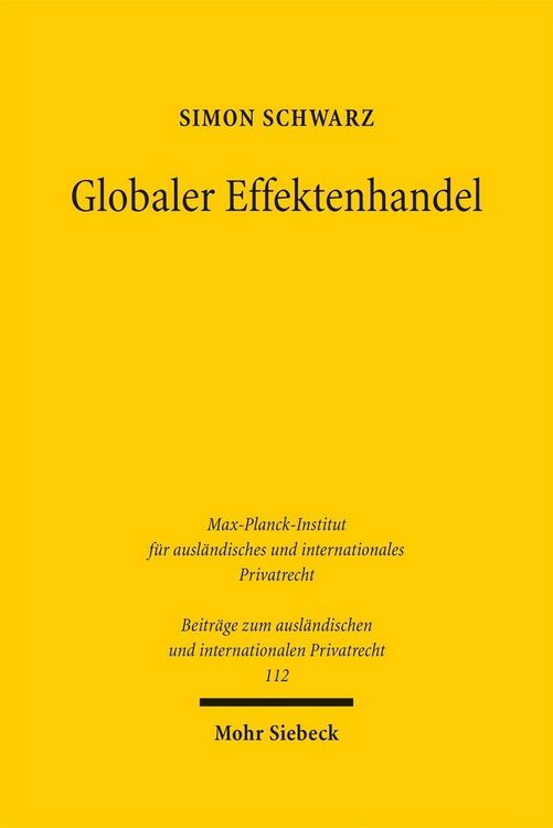 Produktbild: Globaler Effektenhandel