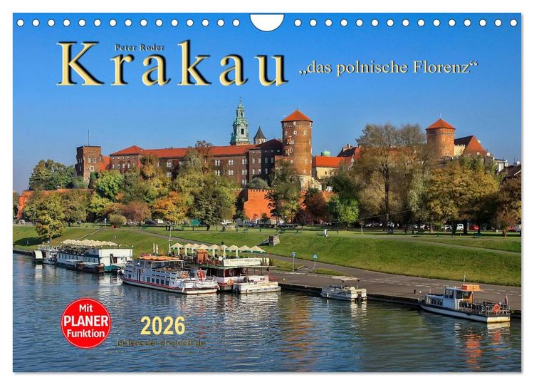 Produktbild: Krakau - das polnische Florenz (Wandkalender 2026 DIN A4 quer), CALVENDO Monatskalender