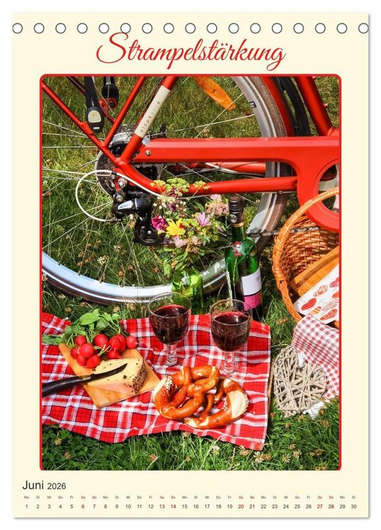 Produktbild: Aus Liebe: Picknick f&uuml;r Zwei (Tischkalender 2026 DIN A5 hoch), CALVENDO Monatskalender