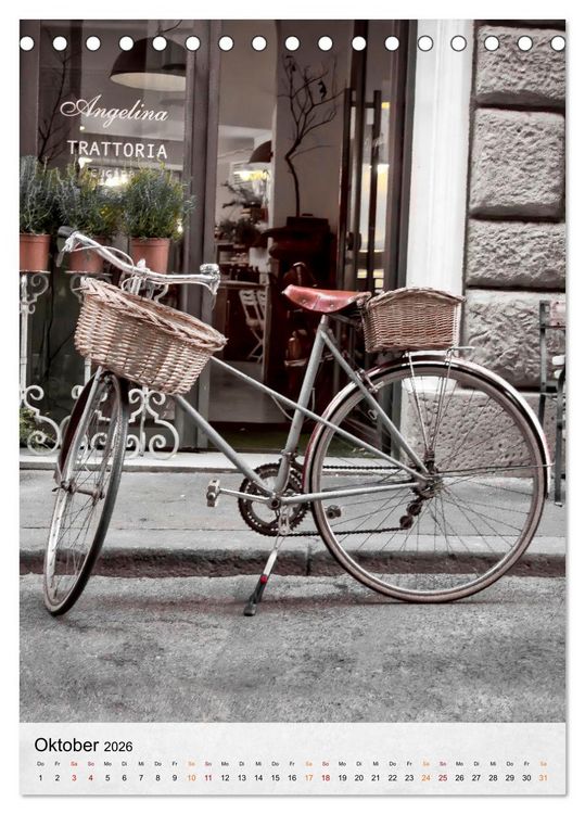 Produktbild: Fahrrad Alltag (Tischkalender 2026 DIN A5 hoch), CALVENDO Monatskalender