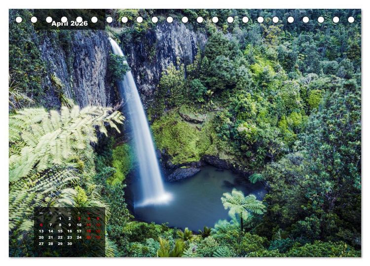 Produktbild: Neuseeland - Traumlandschaften aus einem Naturparadies (Tischkalender 2026 DIN A5 quer), CALVENDO Monatskalender
