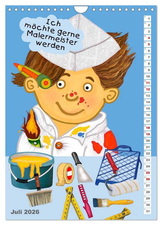 Produktbild: Mein Wunschberuf (Wandkalender 2026 DIN A4 hoch), CALVENDO Monatskalender