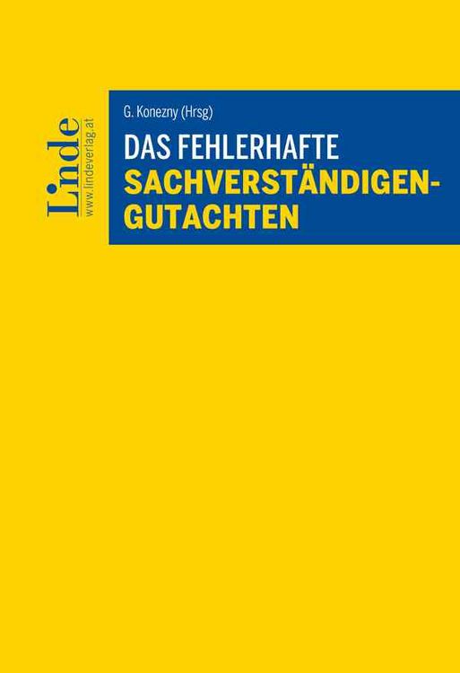 Produktbild: Das fehlerhafte Sachverst&auml;ndigengutachten