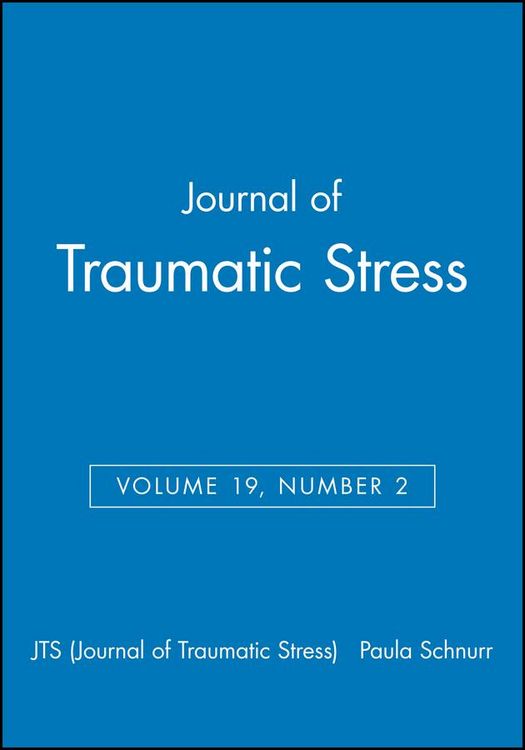 Produktbild: Jts (Journal of Traumatic Stress): Journal of Traumatic Stre
