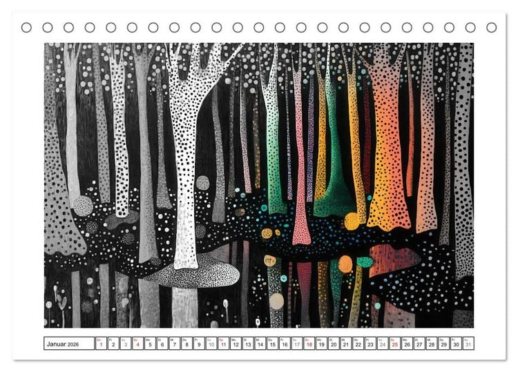 Produktbild: Landschaft - Neu gedacht (Tischkalender 2026 DIN A5 quer), CALVENDO Monatskalender