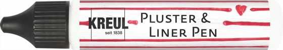 Produktbild: KREUL Pluster & Liner Pen Wei&szlig; 29 ml