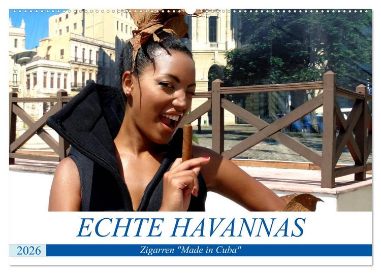 Produktbild: Echte Havannas - Zigarren "Made in Cuba" (Wandkalender 2026 DIN A2 quer), CALVENDO Monatskalender