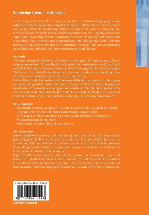 Produktbild: Knowledge Science &ndash; Fallstudien