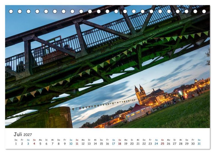 Produktbild: Typisch Magdeburg (Tischkalender 2027 DIN A5 quer), CALVENDO Monatskalender