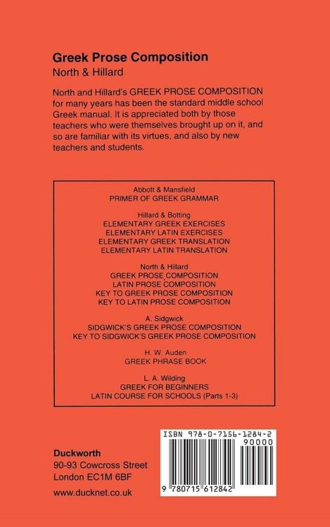 Produktbild: Greek Prose Composition