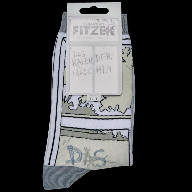 Produktbild: Sebastian Fitzek-Socken "Das Kalenderm&auml;dchen" Gr&ouml;&szlig;e 36 - 41