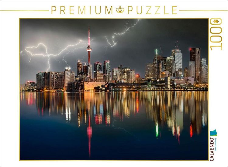 Produktbild: CALVENDO Puzzle Toronto | 1000 Teile Lege-Gr&ouml;&szlig;e 64x48cm Foto-Puzzle f&uuml;r gl&uuml;ckliche Stunden