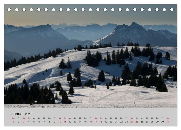 Produktbild: Streifzug durch Savoyen (Tischkalender 2026 DIN A5 quer), CALVENDO Monatskalender