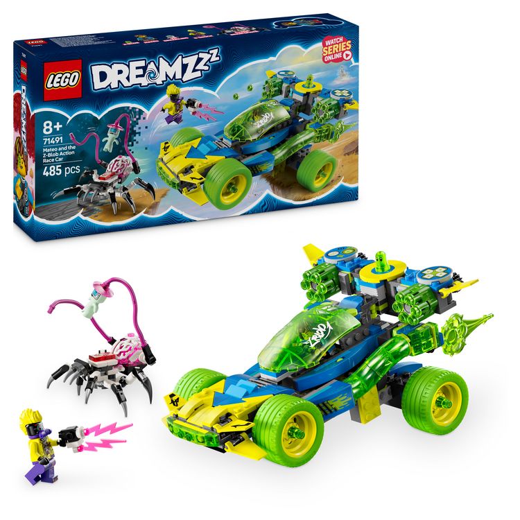 Produktbild: LEGO DREAMZzz Mateo mit dem Z-Blob Action-Rennwagen, Geschenk 71491