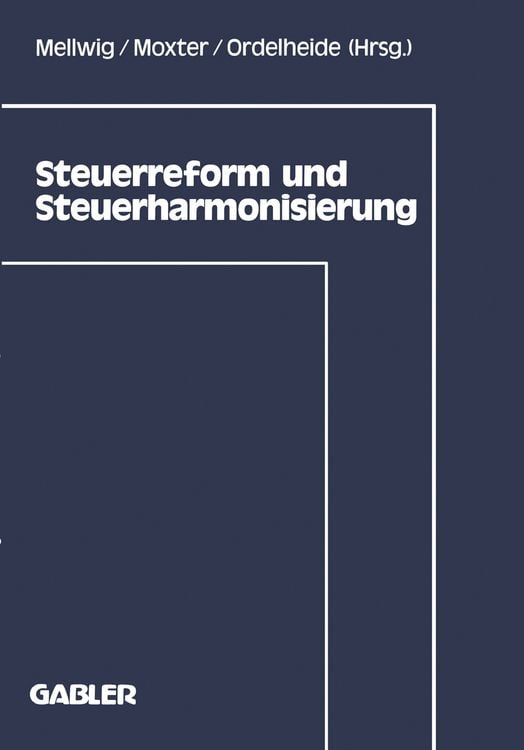 Produktbild: Steuerreform und Steuerharmonisierung