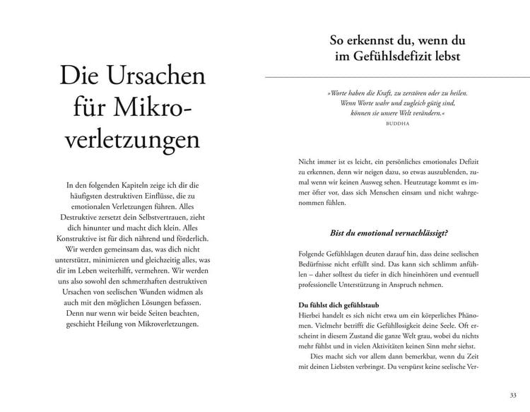 Auch kleine Stiche machen Seelenwunden
