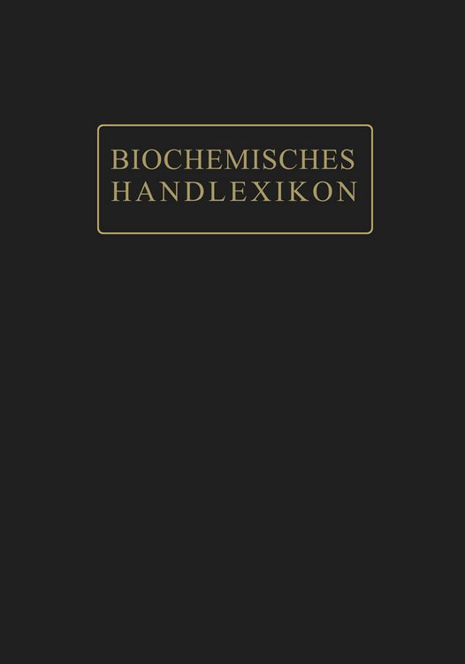 Produktbild: Biochemisches Handlexikon