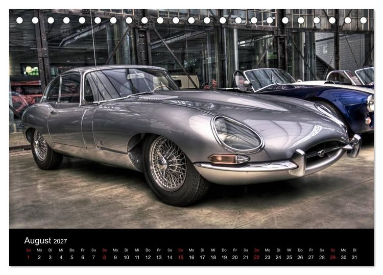 Produktbild: Faszination Oldtimer und Autolegenden (Tischkalender 2027 DIN A5 quer), CALVENDO Monatskalender