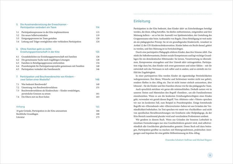 Produktbild: Partizipation in Krippe und Kita