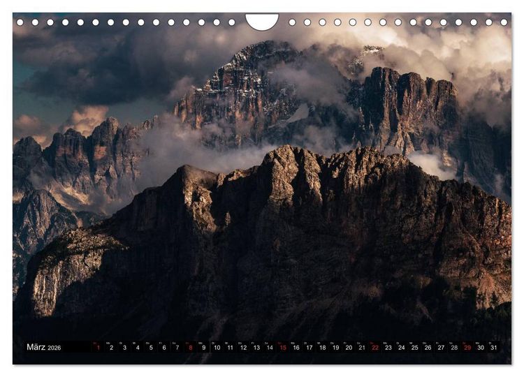 Produktbild: Dolomiten - S&uuml;dtirol (Wandkalender 2026 DIN A4 quer), CALVENDO Monatskalender