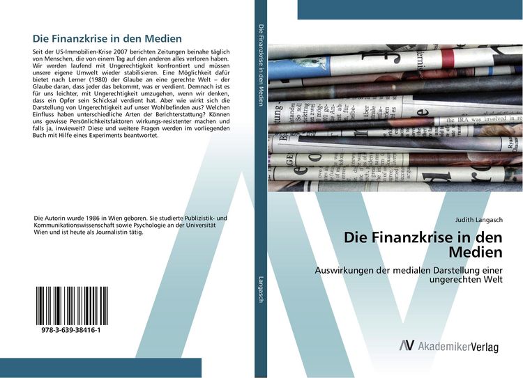 Produktbild: Die Finanzkrise in den Medien