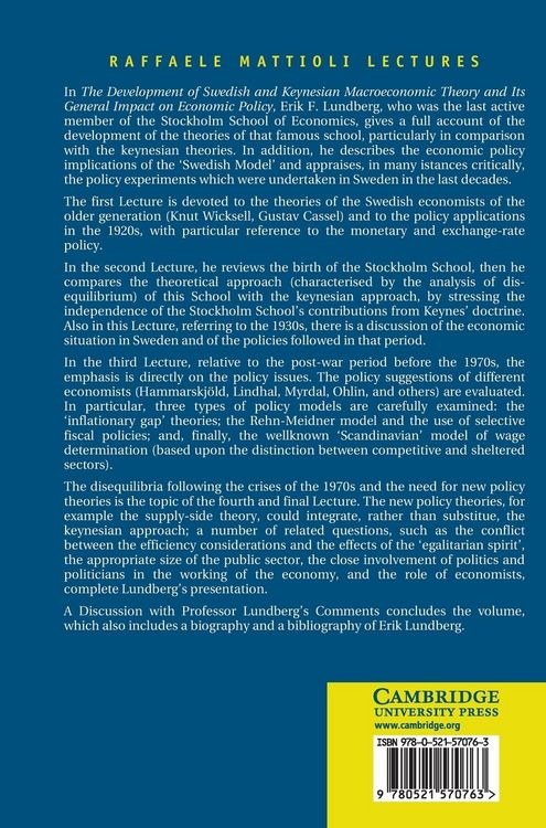 Produktbild: The Development of Swedish and Keynesian Macroeconomic Theory and its Impact on Economic Policy