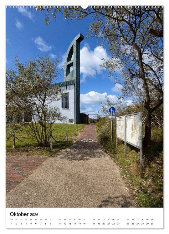 Produktbild: Dein Langeoog - Der besondere Blick (hochwertiger Premium Wandkalender 2026 DIN A2 hoch), Kunstdruck in Hochglanz