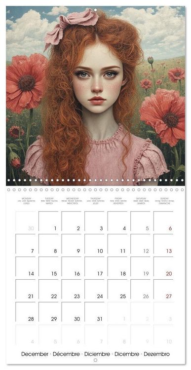 Produktbild: Sual&acute;M, S: Whispering Petals (Wall Calendar 2026 12 &times; 12 Inc