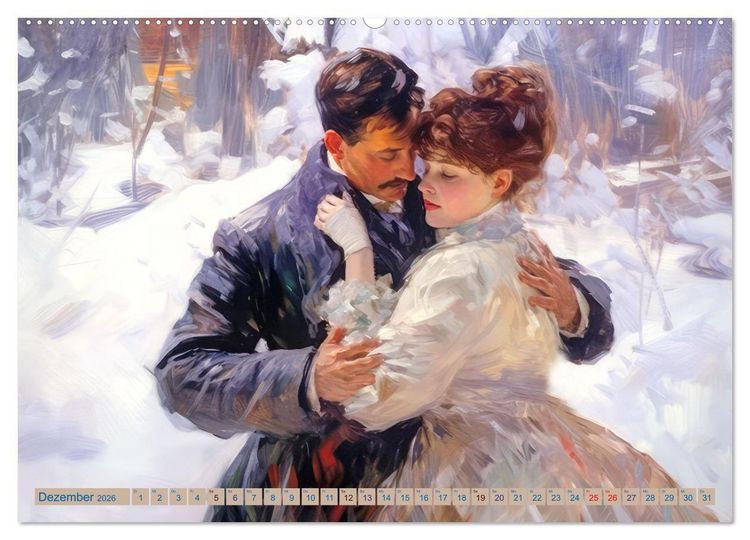 Produktbild: Zeichen der Liebe Impressionistische Bilder (Wandkalender 2026 DIN A2 quer), CALVENDO Monatskalender