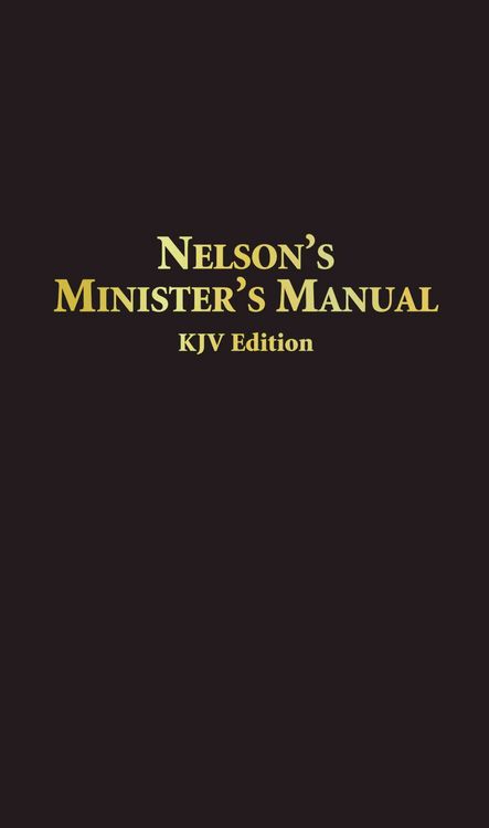 Produktbild: Nelsons Ministers Manual Kjv