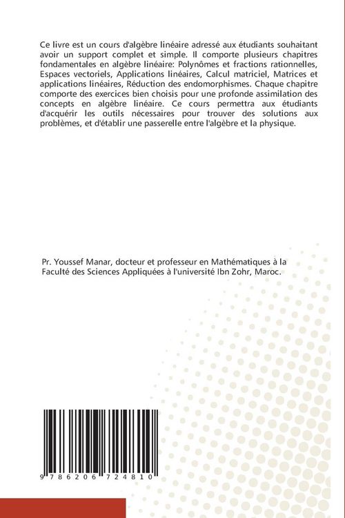 Produktbild: Alg&egrave;bre Lin&eacute;aire