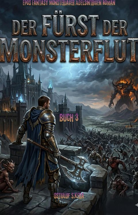 Produktbild: DER F&Uuml;RST DER MONSTERFLUT:Epos Fantasy Monsterj&auml;ger Adelsintrigen Roman(Buch 3)