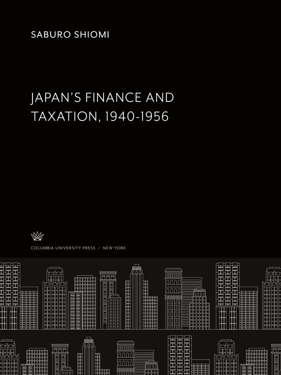 Produktbild: Japan'S Finance and Taxation 1940-1956