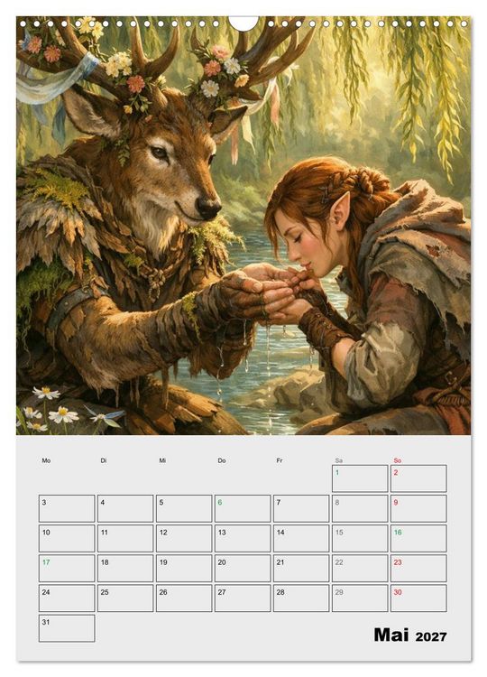 Produktbild: Mythische Gef&auml;hrten (Wandkalender 2027 DIN A3 hoch), CALVENDO Monatskalender