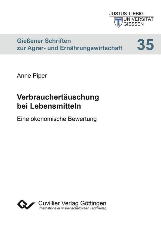Produktbild: Verbrauchert&auml;uschung bei Lebensmitteln