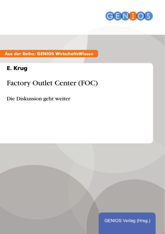 Produktbild: Factory Outlet Center (FOC)