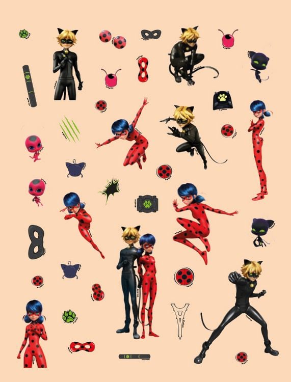 Produktbild: Miraculous: 1001 Sticker: Stickern &ndash; R&auml;tseln &ndash; Ausmalen