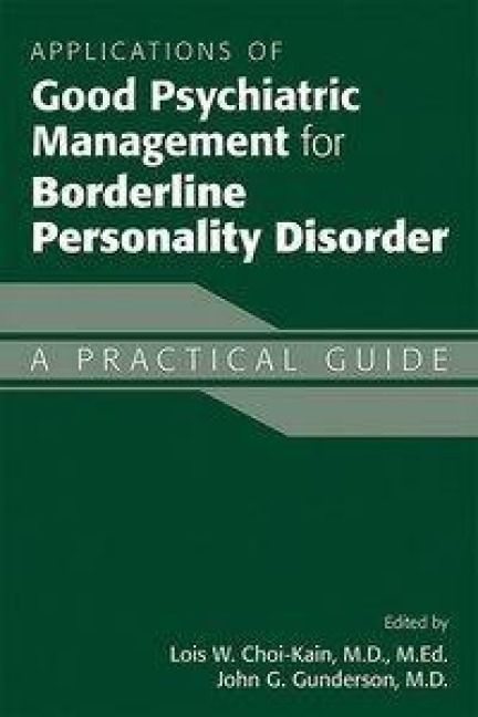 Produktbild: Applications of Good Psychiatric Management for Borderline Personality Disorder