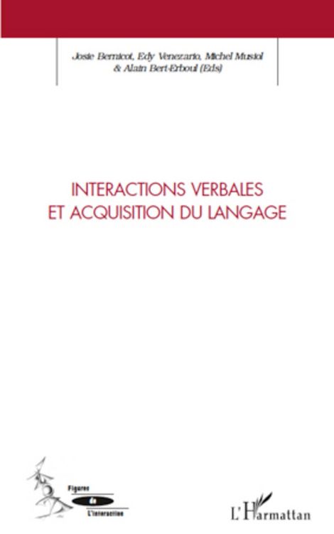 Produktbild: Interactions verbales et acquisition du langage