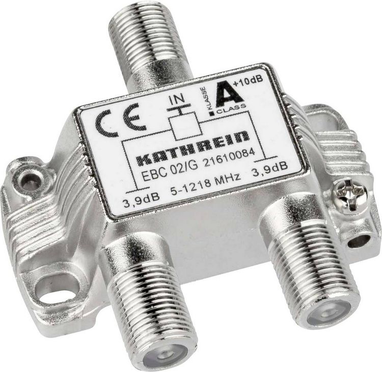 Produktbild: Kathrein EBC 02/G Kabel-TV Abzweiger 2-fach 5 - 1218MHz