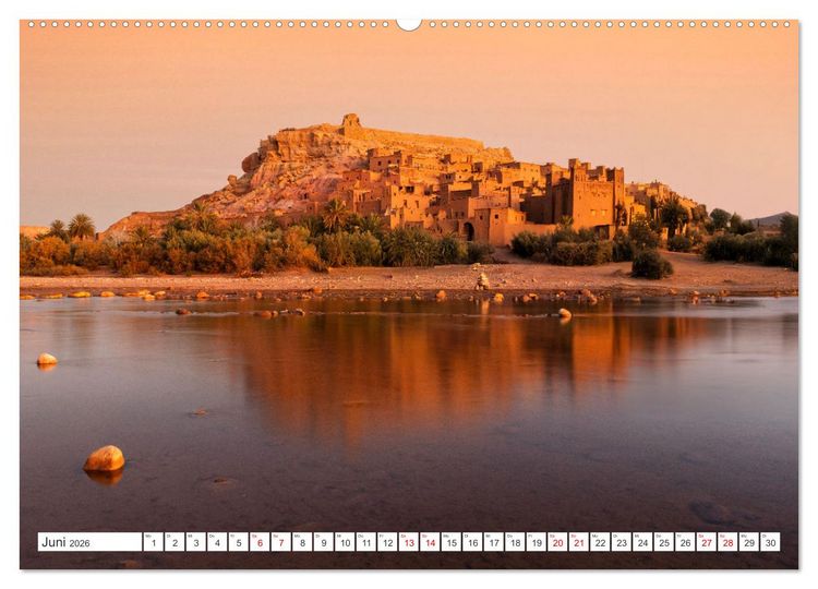 Produktbild: Marokko, ein lebendiges Mosaik voller Farben. (Wandkalender 2026 DIN A2 quer), CALVENDO Monatskalender